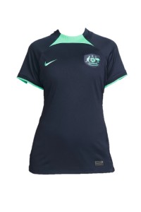 Australië Voetbaltruitje Uit tenue Dames WK 2022 Korte Mouw